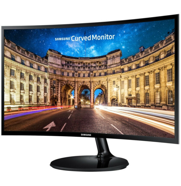 Écran incurvé 23.5" Full HD Samsung Courbure 1800R (LC24F390FHMXZN) – Image 2