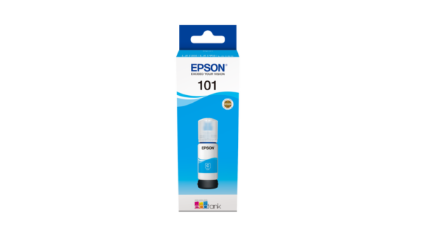 Epson 101 Cyan - Bouteille d'encre Epson EcoTank original (C13T03V24A)