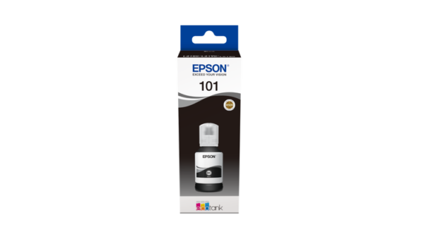 Epson 101 Noir - Bouteille d'encre Epson EcoTank original (C13T03V14A)