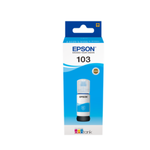 Epson 103 Cyan- Bouteille d'encre Epson EcoTank original (C13T00S24A)