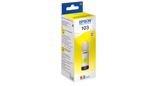 Epson 103 Jaune- Bouteille d'encre Epson EcoTank original (C13T00S44A)