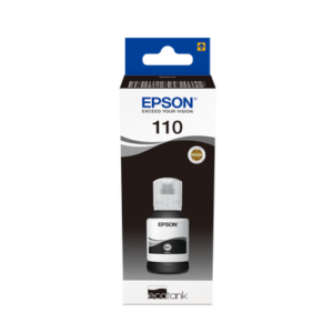 Epson 110 Noir - Bouteille d'encre Epson EcoTank original (C13T03P14A)