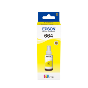 Epson 664 Jaune- Bouteille d'encre Epson EcoTank original (C13T66444A)