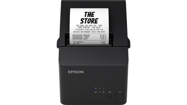 EPSON TM-T20X (051) Imprimante de tickets POS : USB + série, PS, noir, UE (C31CH26051)