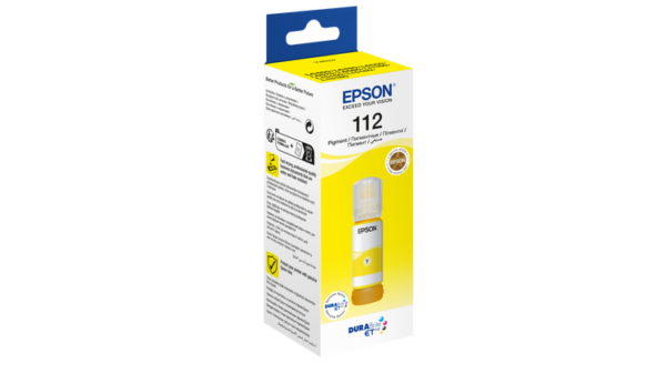 Epson 112 Jaune Bouteille d’encre Epson EcoTank original (C13T06C44A)