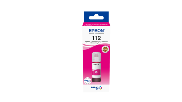 Epson 112 Magenta– Bouteille d’encre Epson EcoTank original (C13T06C34A)