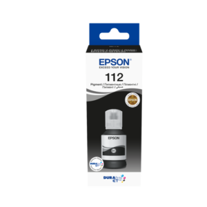 Epson 112 Noir – Bouteille d’encre Epson EcoTank original (C13T06C14A)