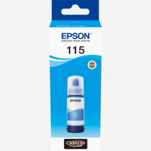 Epson 115 Cyan Bouteille d’encre Epson EcoTank original (C13T07D24A)