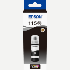 Epson 115 Noir Bouteille d’encre Epson EcoTank original (C13T07C14A)