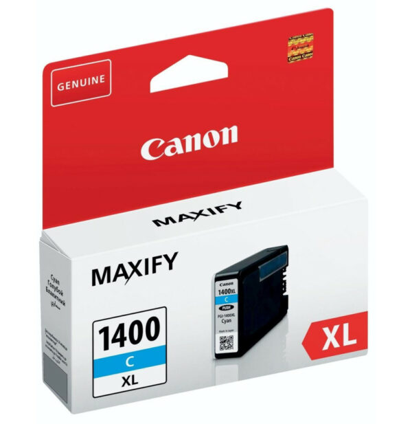 Canon PGI-1400XL BK Cyan Cartouche d'encre originale (9202B001AA)