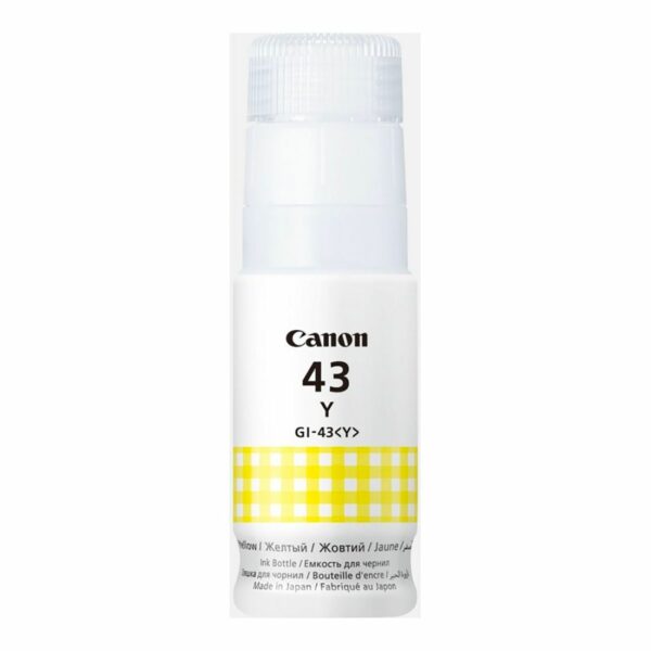 Canon GI-43Y Jaune - Bouteille d'encre Canon original (4689C001AA)